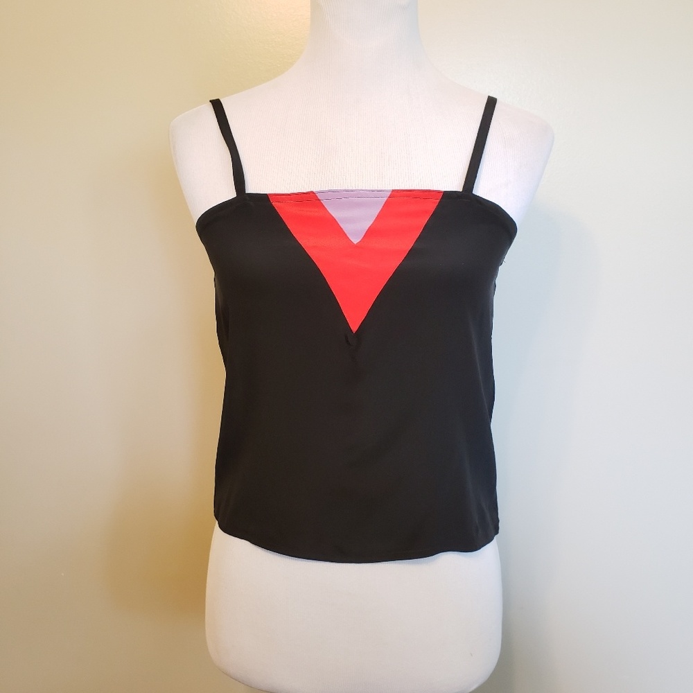 Victoire | vintage silk cropped camisole tank top